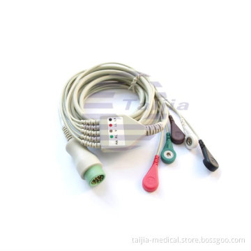 factory bulk stock medical device 5leadwires ECG cable for patient monitor